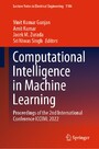Computational Intelligence in Machine Learning - Proceedings of the 2nd International Conference ICCIML 2022