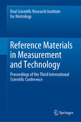 Reference Materials in Measurement and Technology - Proceedings of the Third International Scientific Conference