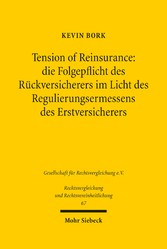 Tension of Reinsurance: die Folgepflicht des Rückversicherers im Licht des Regulierungsermessens des Erstversicherers