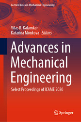 Advances in Mechanical Engineering - Select Proceedings of ICAME 2020